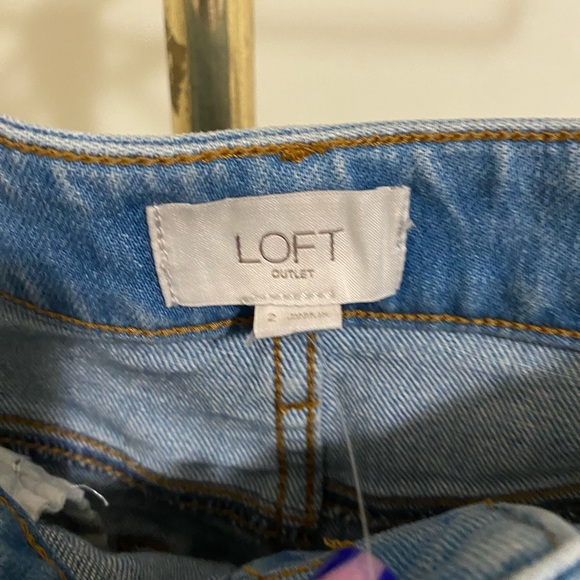 NWT LOFT denim midi skirt - Picture 3 of 4